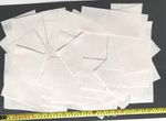 14 count Aida cream CROSS STITCH FABRIC lot bundle pieces offcuts 150 gms