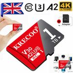 MICRO SD MEMORY CARD CLASS HIGH SPEED TF FLASH 2TB 1TB 512GB 256GB 128GB 64GB UK