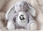 Personalised PHOTO Rabbit Teddy Keepsake Gift, personalised couples gift teddy