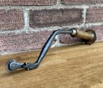 Antique Cranked Leatherworking Wheel Stitch Pricking Wheel Vintage Old Tool