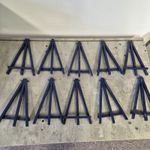 10x Blue Wooden Easel - 20x11.5cm Artist Display Sign Wedding Stand Free P&P UK