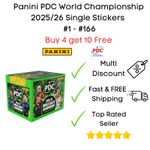 Panini PDC Darts 2025/26 World Championship Single Stickers #1-#166