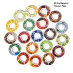 20Pcs Flavour Pods Pack Fruit Fragrance Scent Pods Mix Set for Air Water Bottles