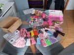 BARBIE BUNDLE  ***WARDROBE/CLOTHES/HANDBAGS/SHOES+ FOUR DOLLS(THREE MERMAIDS)***