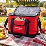 30L Insulated Cool Bag with Shoulder Strap - Portable & Lightweight Cooler Bag