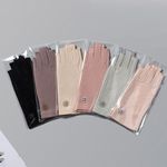 Cotton Sunscreen Gloves Elastic Anti-UV Mittens  Cycling Driving Running