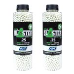 ASG Alpha Blaster PLA Green Tracer BBs 0.25g 3300 2 X Bottle Airsoft Pellets 6mm