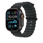 GENUINE APPLE WATCH ULTRA 49MM BLACK OCEAN BAND BLACK TITANIUM FINISH 46MM 45MM