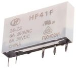 PCB POWER RELAY, 12VDC, 6A, CO; HF41F/012-ZS (HONGFA) Qty X 1