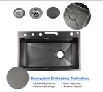 Stainless Steel Kitchen Sink Large Thickened Sink 750x460cm DENT AND BENT