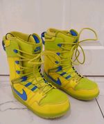 Nike SB Vapen Snowboarding Boots Size Uk 10 Lime Green And Blue Very Rare