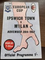 1962/63 IPSWICH TOWN V AC MILAN - EUROPEAN CUP