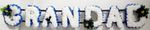 GRANDAD Artificial Silk Funeral Tribute Any 7 Letter Name Flower Wreath HUSBAND