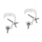 Adjustable Silver Aluminum Light Clamp Heavy Duty Stage Lighting Truss Hook
