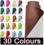 GRAIN FAUX LEATHER LEATHERETTE FABRIC HEAVY DUTY WATERPROOF VEHICLE UPHOLSTERY