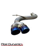 PIPE DYNAMICS VW Golf MK7 1.4tsi 140-150BHP Back Box Delete SPORT EXHAUST