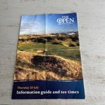 2017 OPEN GOLF CHAMPIONSHIP @ ROYAL BIRKDALE THURS ORDER OF PLAY JORDAN SPEITH