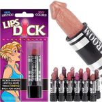 LIPS DICK WILLY PENIS SHAPE LIPSTICK WOMENS LADIES HER FUNNY JOKE PRANK PRESENT