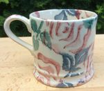   EMMA BRIDGEWATER  ORIGINAL  " ROSE CHINTZ  " QUARTER PINT MUG 1986 SPONGEWARE 
