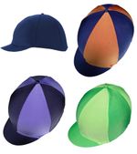 SHIRES EQUESTRIAN STRETCH LYCRA HORSE RIDING HAT SILK JOCKEY SKULL CAP COVER