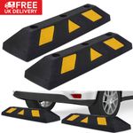 Heavy Duty Parking Wheel Stopper Garage Stop Assist Rubber Block Car Truck UK