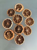 10 dried ORANGE SLICES fruit floral flower CRAFTs christmas wreath TABLE