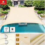 Garden Shade Sail Waterproof Awning Canopy Patio Sun Shelter Oxford 2m-4m