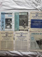 6 X Assorted Football Programmes Inc. Tottenham, Coventry, Carlisle, Burnley