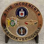 International Special Ops. NSA, CIA, GCHQ and MI6 Unofficial Challenge Coin 50mm
