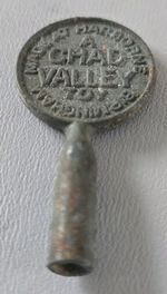 Chad Valley Metal Toy Key Made At Harborne Birmingham