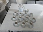 Vintage collectible Royal Doulton Hampton Court TC1020 Coffee Set 