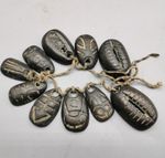 Japanese Collect Old Ancient antique bronze Exquisite shell