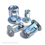 JACK NUTS THREADED INSERT SCREW ANCHORS M4 M5 M6 M8 - BLIND SPIDER NUT - RIV NUT