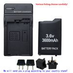 PSP-110 Battery or wall charger for PSP Portable Playstation PSP 3000 3001 3002