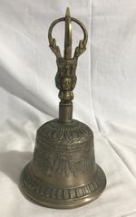 Tibetan Buddhist Ghanta Hand Bell. 22cm tall.