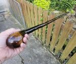 Irish Blackthorn Walking Stick cane. Comfortable Handle Cane Gift Your Dad.