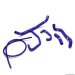 BLACK Samco Rad Hoses fit Triumph Street Triple 675  675R 2013-2017