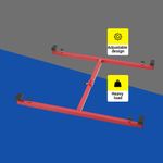 Adjustable Truck Bed Lift Universal Red Powder Coated Steel 800LB Capacity UK