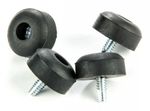 4 X CRYBABY WAH PEDAL REPLACEMENT RUBBER FEET & SCREWS ECB151 GCB-95