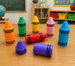 🖍️ Giant Crayon Storage Case 🖍️ - Crayola - Inspired Desk Tidy Organiser