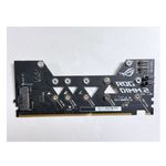 For Asus Rog M9A M10A R6A R6E M12E x399ZE MB ROG-DIMM.2 Card to 2 PCIe NVME SSD