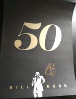 Signed Bill Burr Tour Poster London 2018