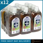 12 x DR JOHNSONS ANTISEPTIC DISINFECTANT ORIGINAL CONCENTRATED LIQUID 500ML NEW