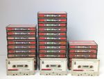 TDK D-C60, C90, C120 Vintage Used Cassette Tapes Japan x 28 - Tabs Intact 