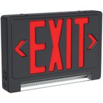 SITISFI Exit Sign Emergency Light Battery Backup UL Listed 120/277V 1 Pack