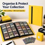 9-Pocket Trading Card Binder Album– Holds 360 Cards