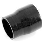 Straight Reducing Silicone Hose 45-38mm Black Reducer Stepper Joining Pipe