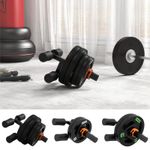 Tib Bar with Weight Plates for Training Calves, Thighs, Hamstrings