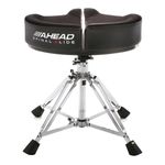 Ahead Drum Stool Throne Spinal G Four Leg, Black Cloth Top ASPG-BL