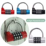 Travel Password Lock Combination Padlock Zinc Alloy Lock Security 5 Digit Number